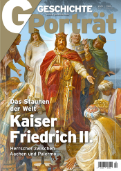 Buchcover von Friedrich II. Das Staunen der Welt Herrscher zwischen Aachen und Palermo : Geschichte Porträt 4/2025