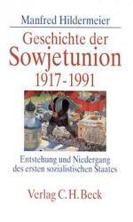 Cover von Geschichte der Sowjetunion 1917 - 1991