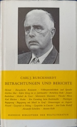 Cover von Betrachtungen und Berichte