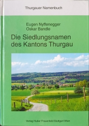 Cover von Die Siedlungsnamen des Kantons Thurgau