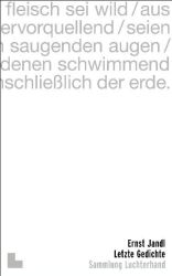 Buch-Sammler.de - Cover von Letzte Gedichte
