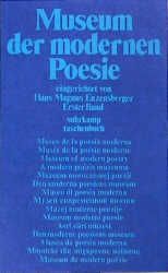Cover von Museum der modernen Poesie