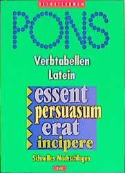 Buch-Sammler.de - Cover von PONS Verbtabellen Latein