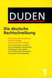 Cover von Duden, Die deutsche Rechtschreibung