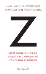 Cover von Herrn Zetts Betrachtungen, oder Brosamen, die er fallen ließ, aufgelesen von seinen Zuhörern