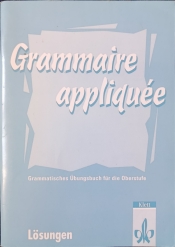Cover von Grammaire appliquée Lösungen
