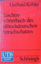 Cover von Taschenwörterbuch des althochdeutschen Sprachschatzes