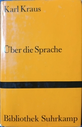 Buchcover von Über die Sprache : Glossen, Aphorismen und Gedichte