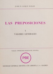 Buchcover von Las Preposiciones : I Valores generales