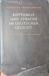 Buchcover von Rhythmus und Sprache im deutschen Gedicht