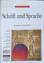 Buchcover von Schrift und Sprache