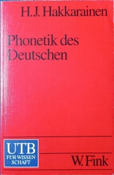 Buchcover von Phonetik des Deutschen