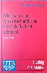 Cover von Wie man eine wissenschaftliche Abschlußarbeit schreibt