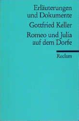 Cover von Gottfried Keller, Romeo und Julia auf dem Dorfe