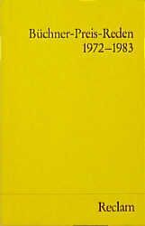 Cover von Büchner-Preis-Reden 1972 - 1983