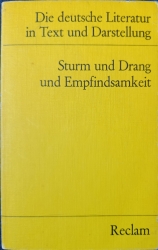 Cover von Sturm und Drang und Empfindsamkeit