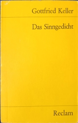 Cover von Das Sinngedicht