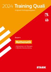 Buchcover von Training Quali 2024 - Bayern - Mathematik (Original Prüfungsaufgaben)