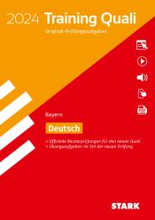 Buchcover von STARK Training Abschlussprüfung Quali Mittelschule 2024 - Deutsch 9. Klasse - Bayern