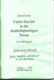 Cover von Upton Sinclair in der deutschsprachigen Presse