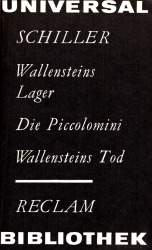Cover von Wallensteins Lager / Die Piccolomini / Wallensteins Tod