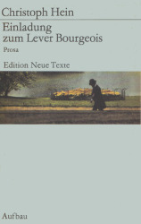Cover von Einladung zum Lever Bourgeois