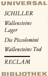 Buch-Sammler.de - Cover von Wallensteins Lager / Die Piccolomini / Wallensteins Tod
