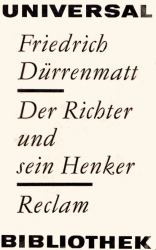 Buch-Sammler.de - Cover von Der Richter und sein Henker
