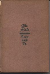 Cover von Nein und Ja. Roman des Jahres 1917. Definitive Fassung