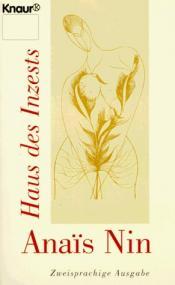 Cover von Haus des Inzests. Englisch / deutsch.