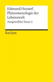 Cover von Phänomenologie der Lebenswelt