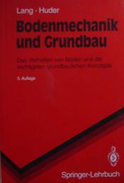 Cover von Bodenmechanik und Grundbau